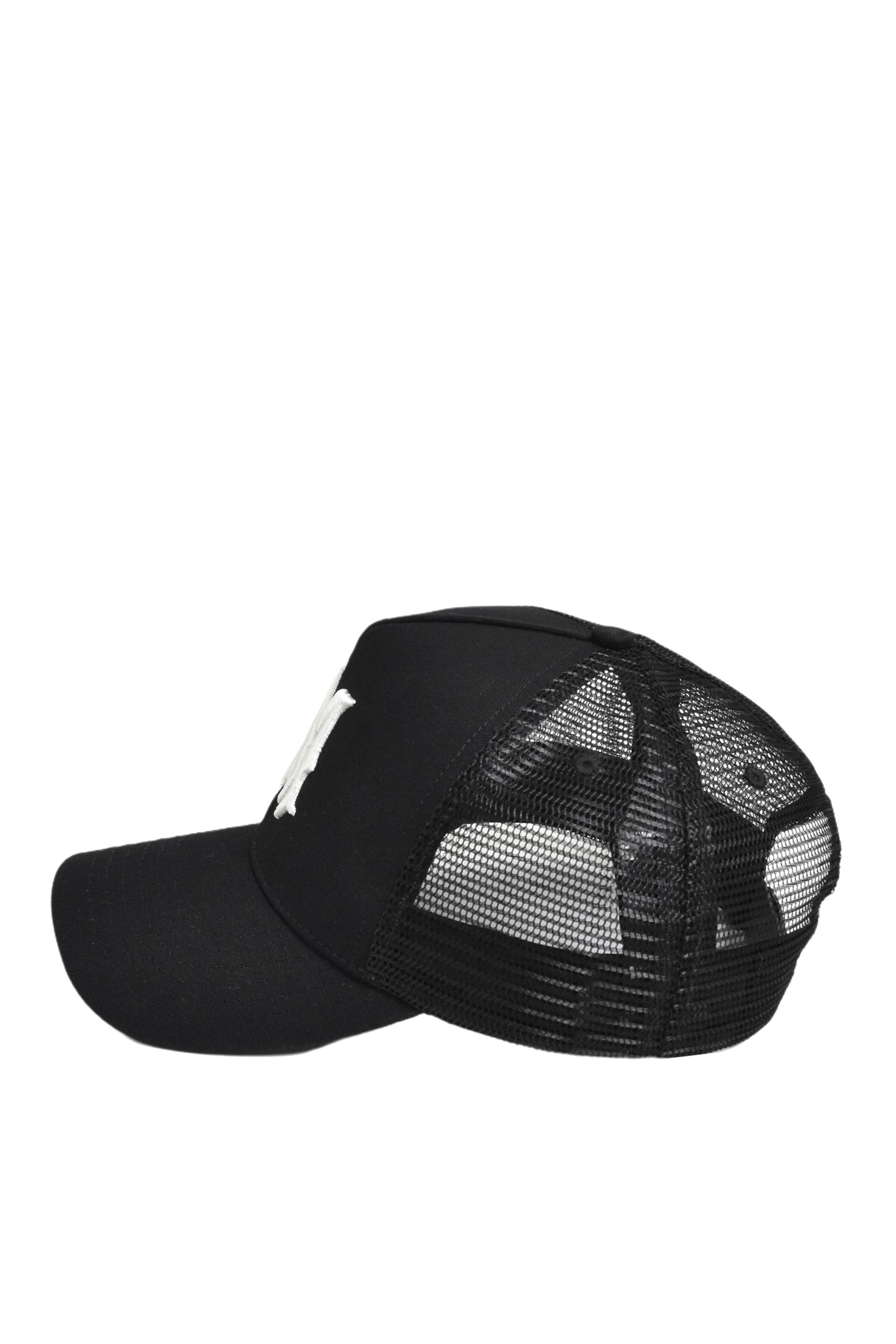 MA LOGO TRUCKER HAT / BLK/WHT