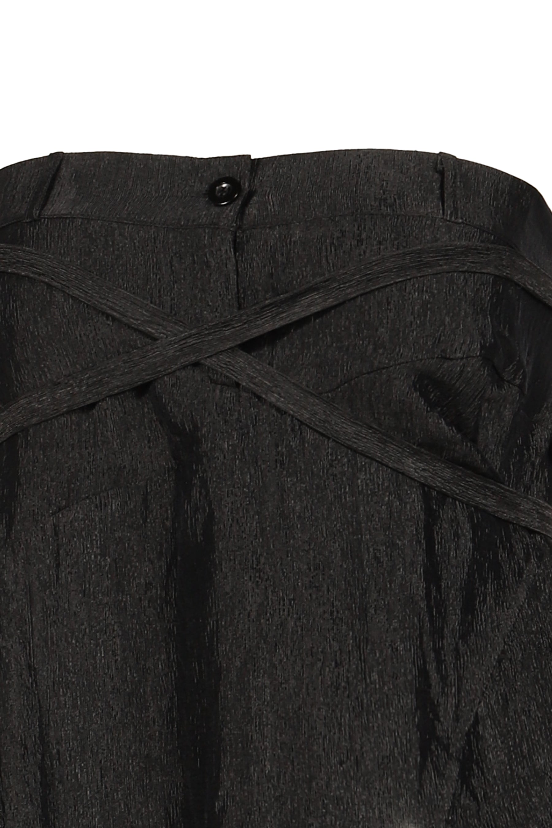 RUFFLE SKIRT & ONE PIECE / BLK
