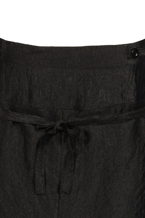 RUFFLE SKIRT & ONE PIECE / BLK