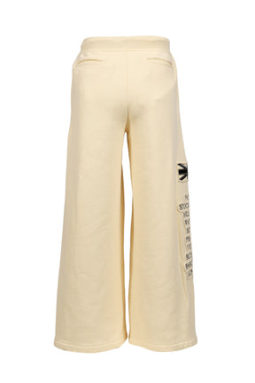 EURO TRIPPED PATCHED LOUNGE PANTS / O.WHT