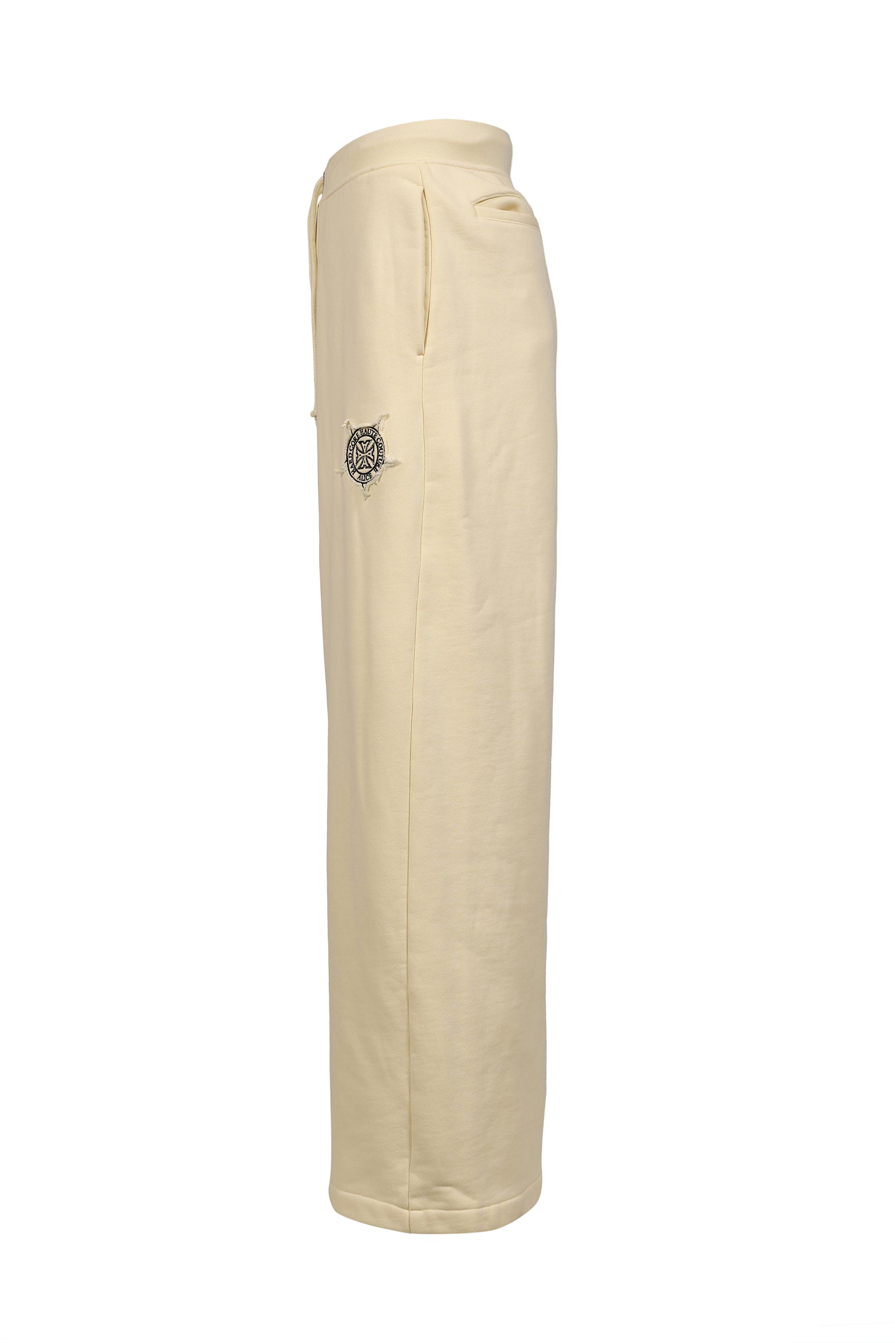 EURO TRIPPED PATCHED LOUNGE PANTS / O.WHT