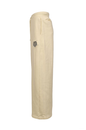 EURO TRIPPED PATCHED LOUNGE PANTS / O.WHT