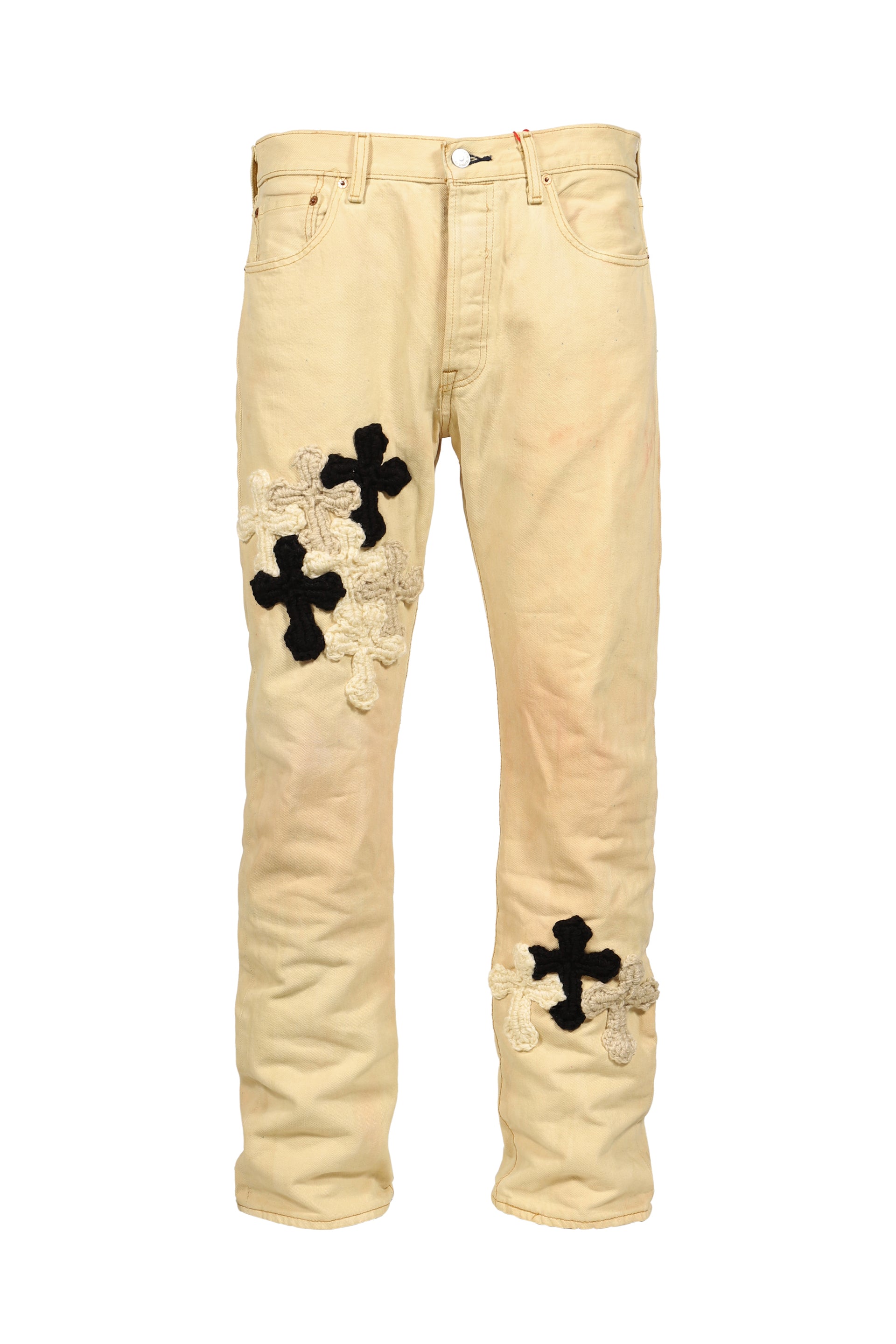 DENIM PANTS / WHT