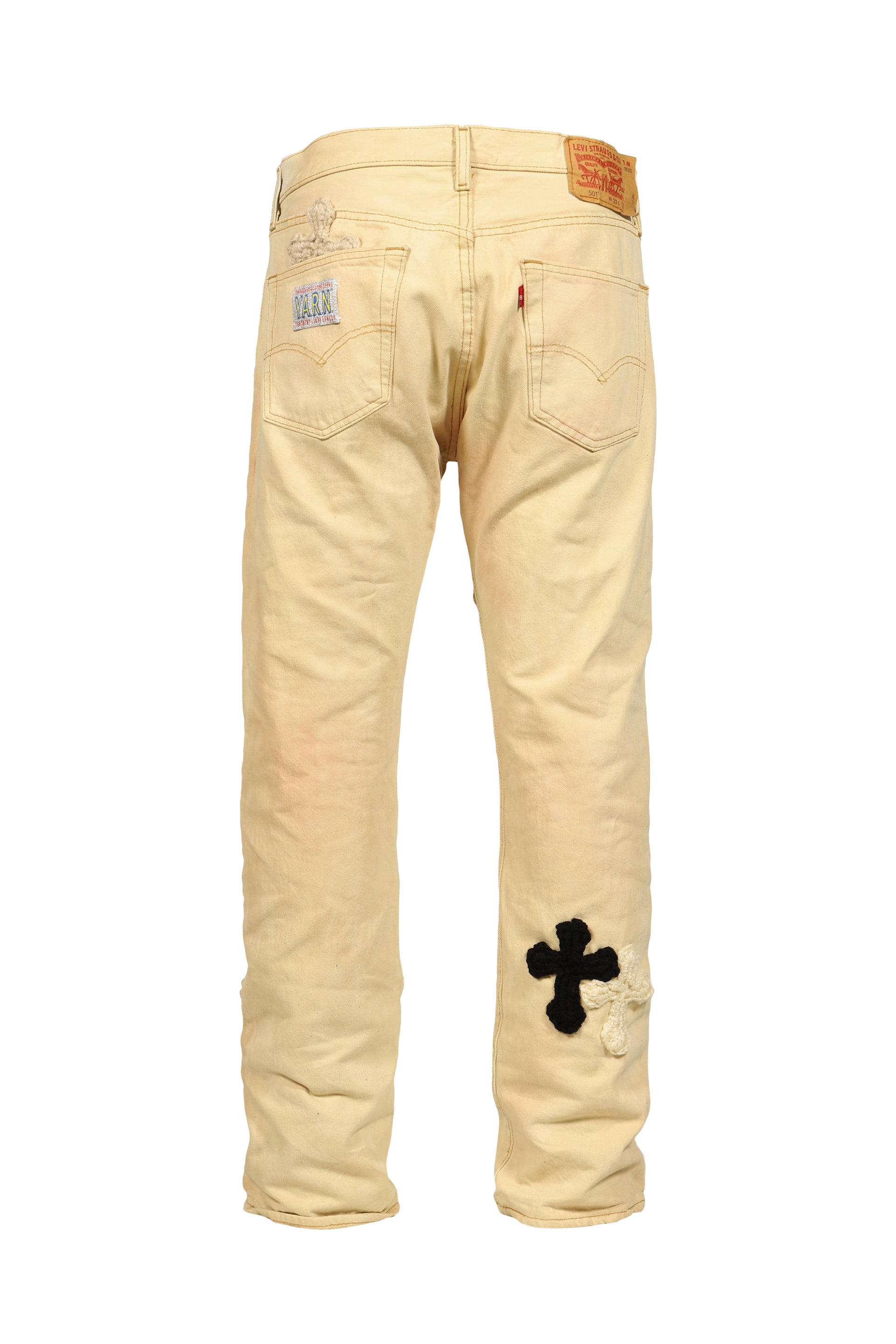 DENIM PANTS / WHT