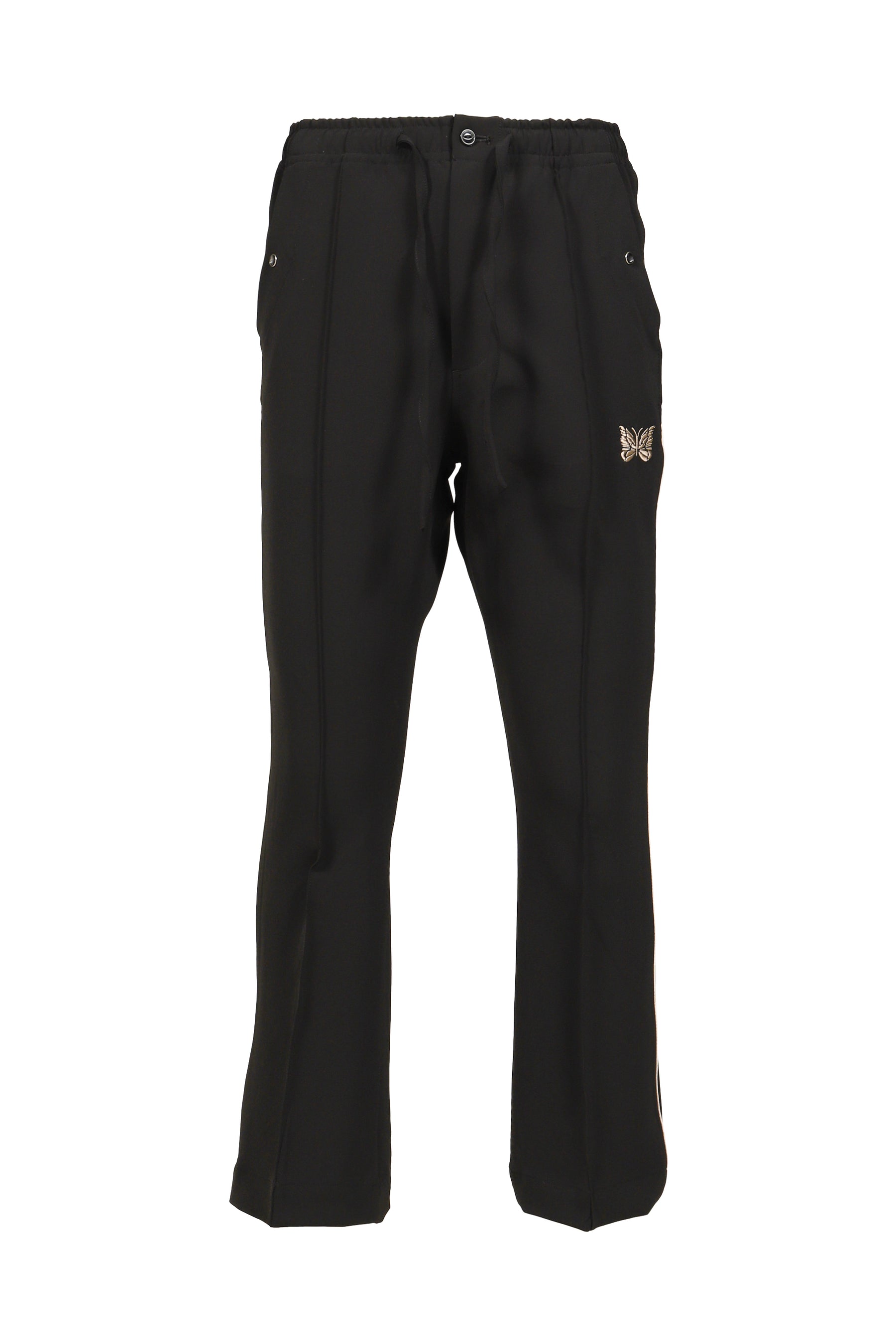 PIPING COWBOY PANT - POLY DOUBLE CLOTH / BLK