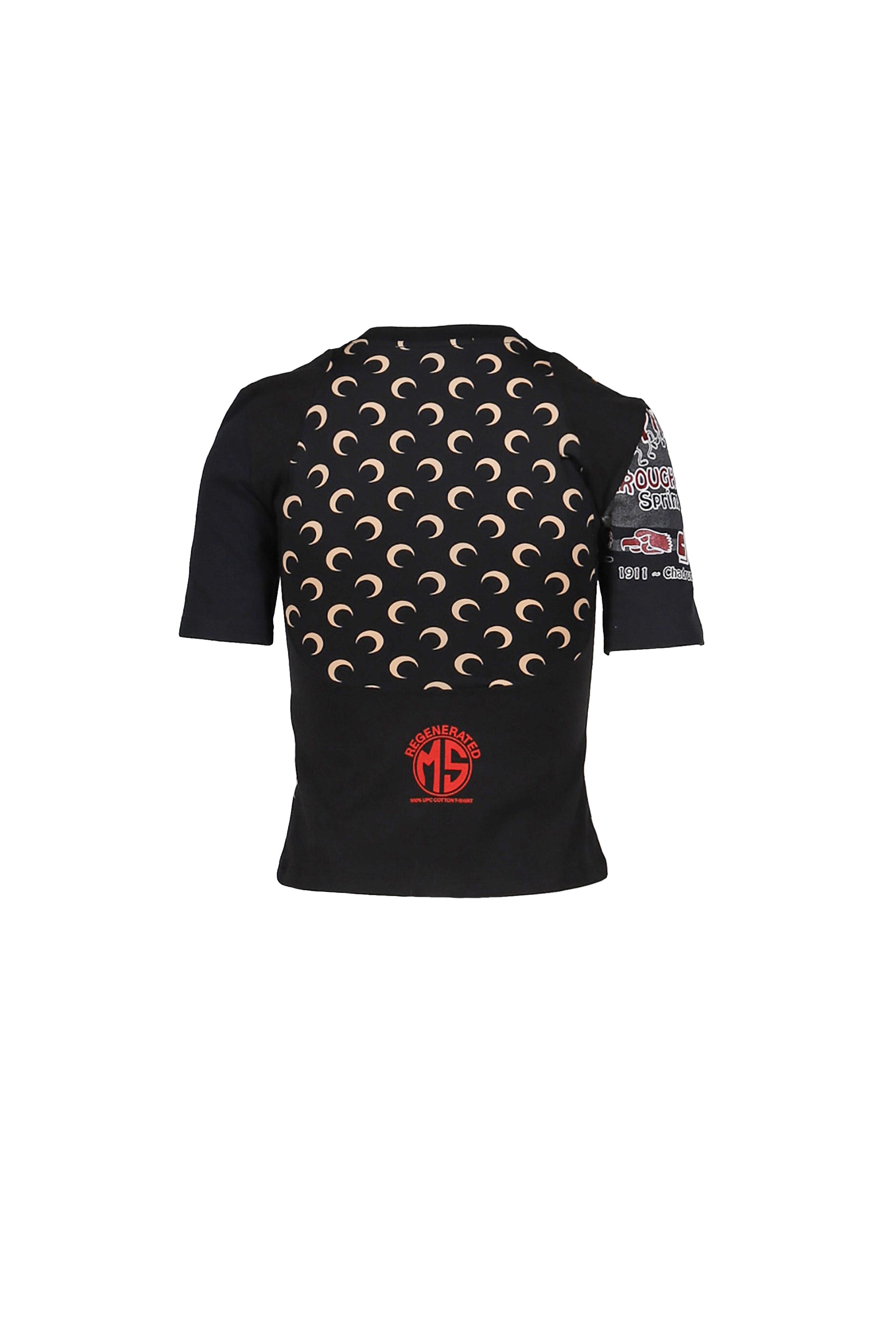 REGENERATED GRAPHIC T-SHIRTS BABY FIT T-SHIRT / BLK