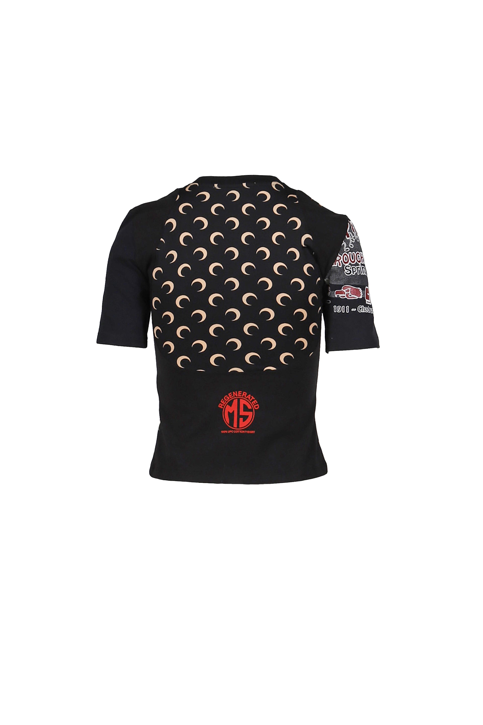 REGENERATED GRAPHIC T-SHIRTS BABY FIT T-SHIRT / BLK