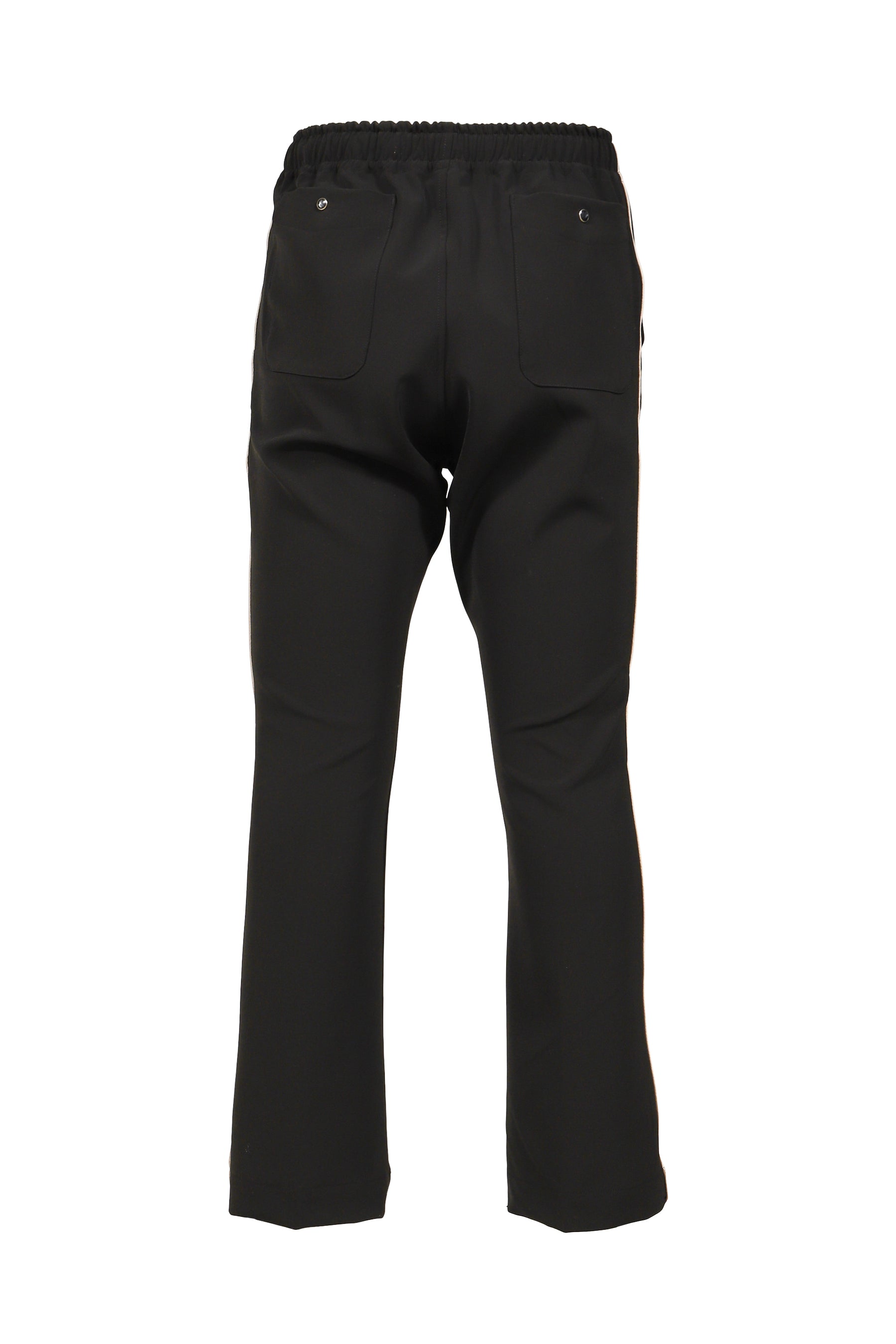 PIPING COWBOY PANT - POLY DOUBLE CLOTH / BLK