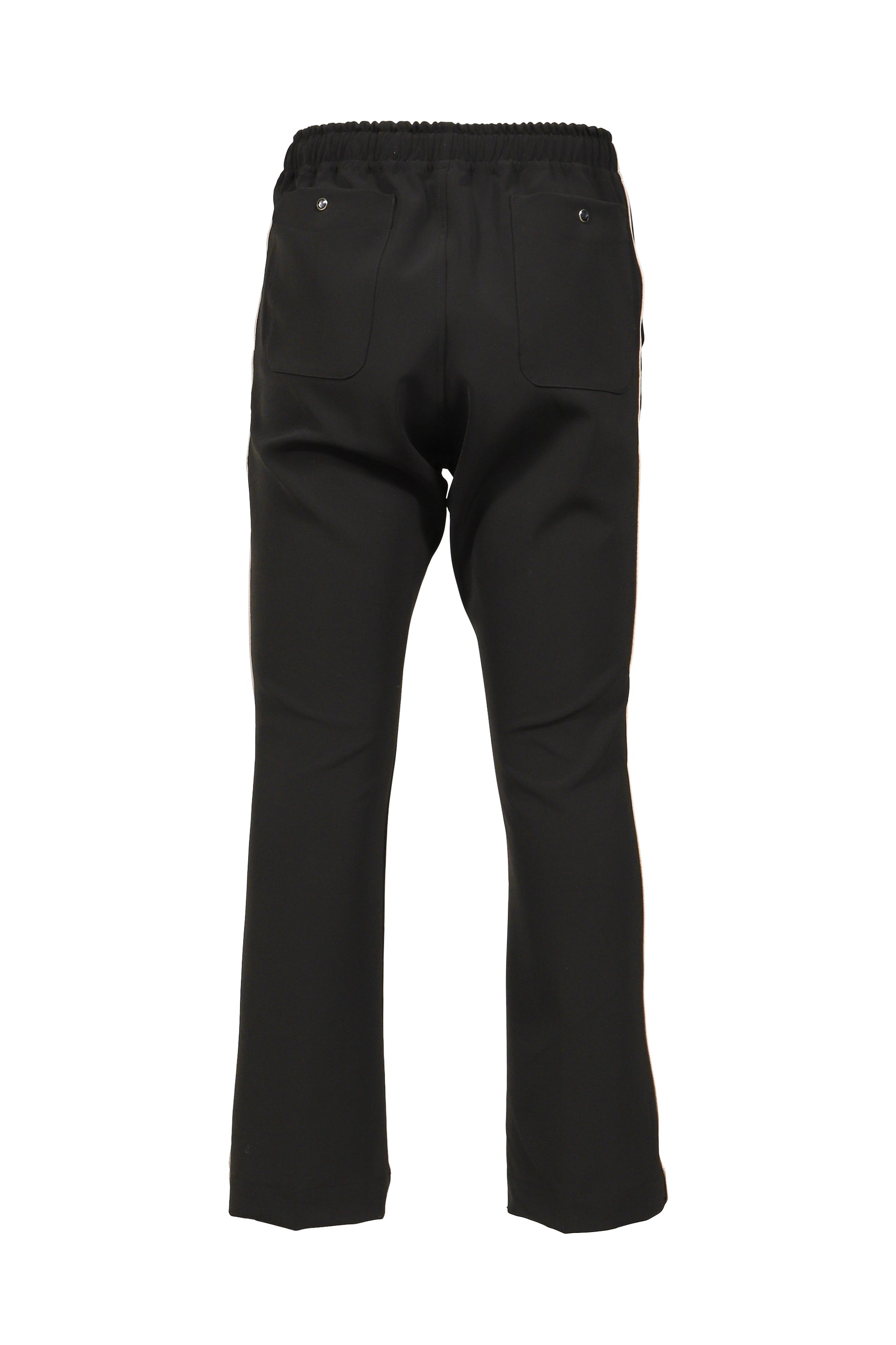 PIPING COWBOY PANT - POLY DOUBLE CLOTH / BLK
