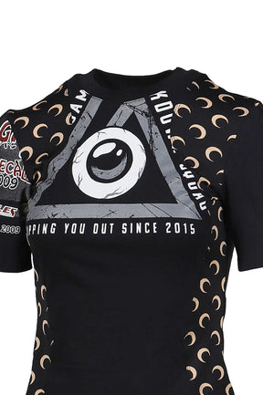 REGENERATED GRAPHIC T-SHIRTS BABY FIT T-SHIRT / BLK