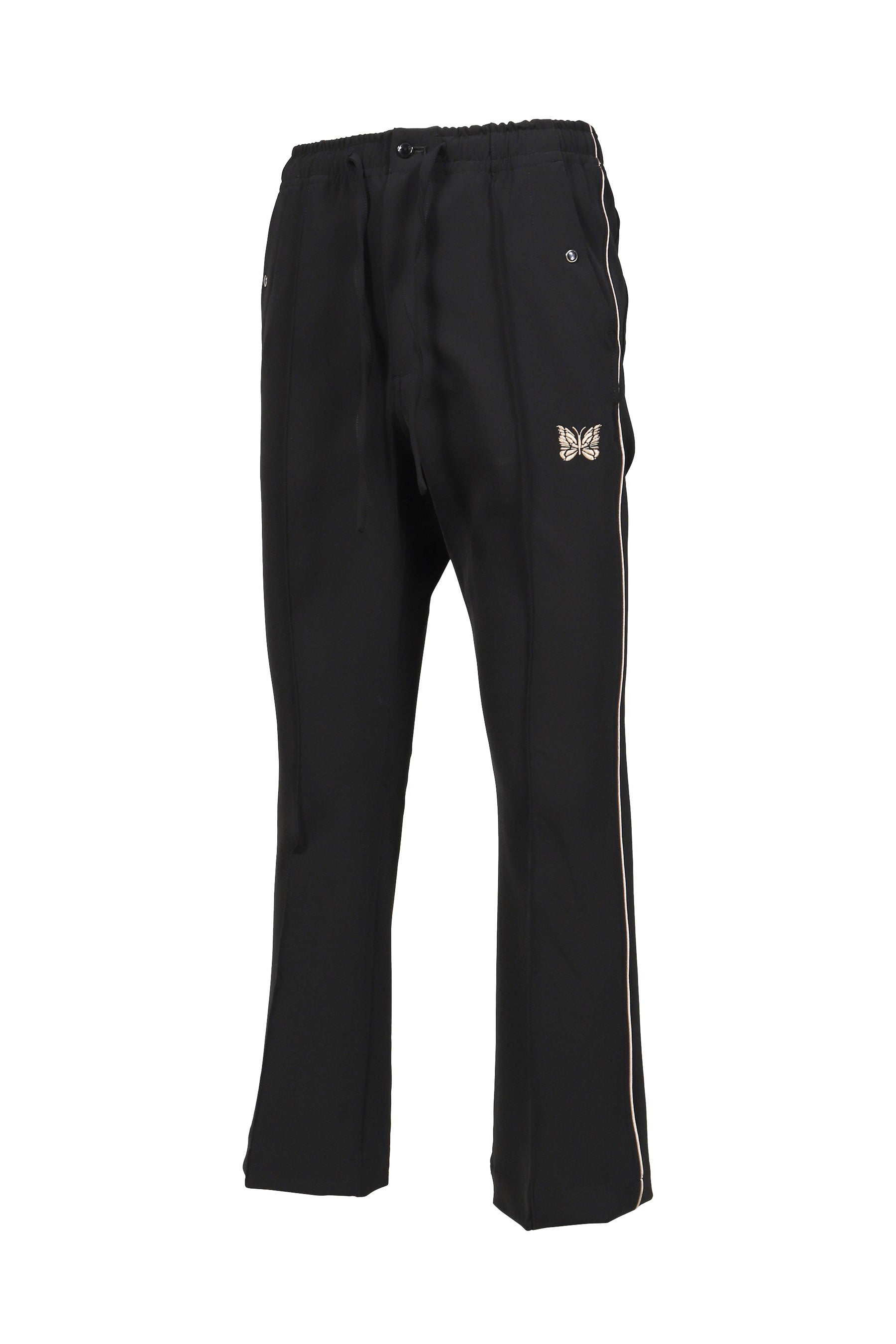 PIPING COWBOY PANT - POLY DOUBLE CLOTH / BLK