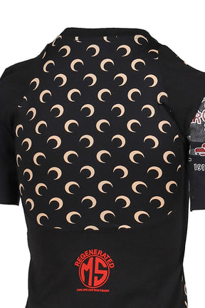 REGENERATED GRAPHIC T-SHIRTS BABY FIT T-SHIRT / BLK