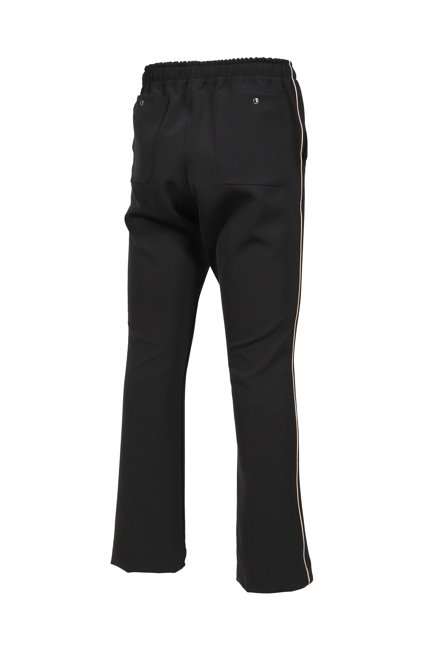 PIPING COWBOY PANT - POLY DOUBLE CLOTH / BLK