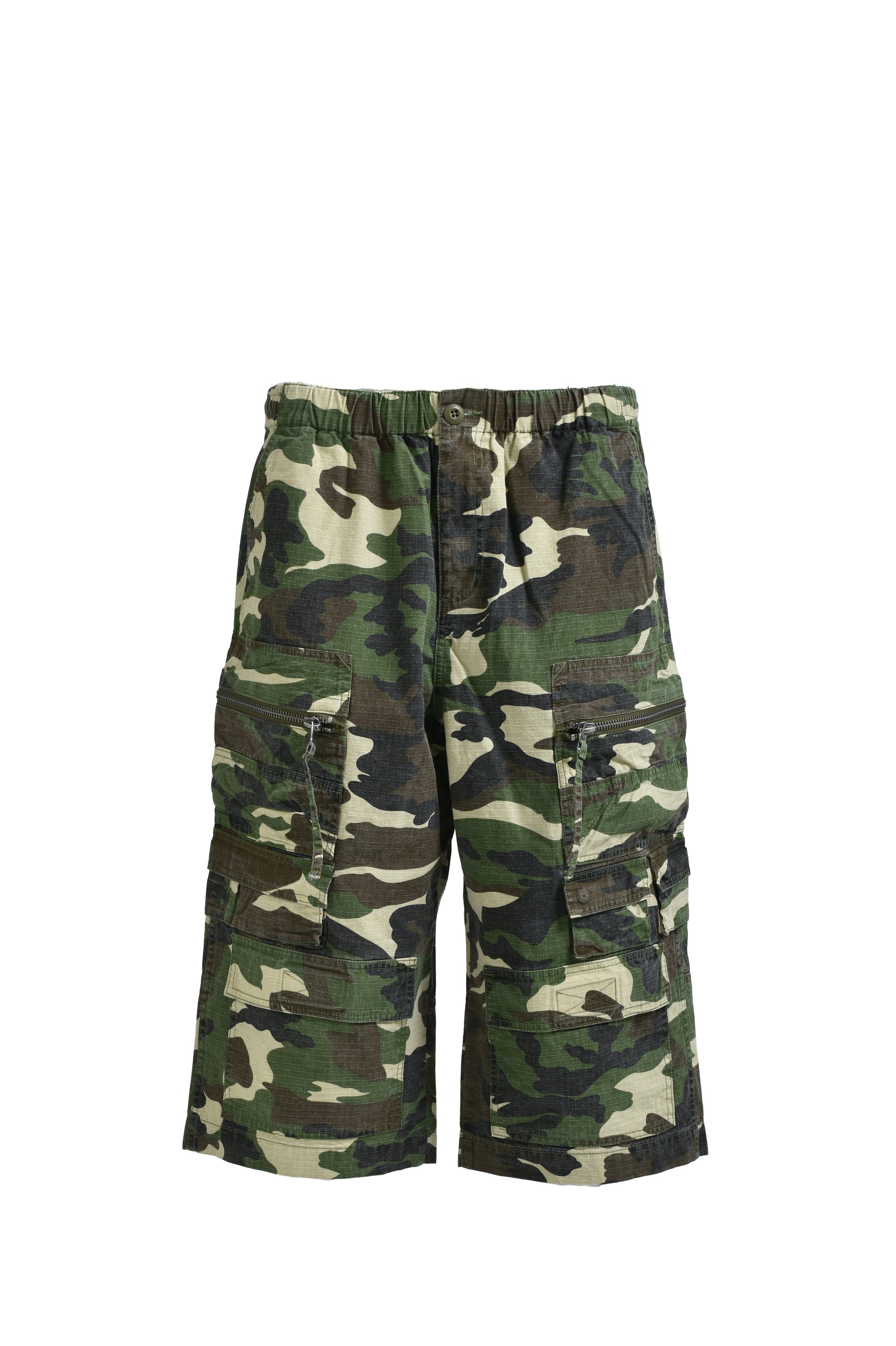 BREATH SUICIDE CAMO CARGO CROPPED / W.CAMO