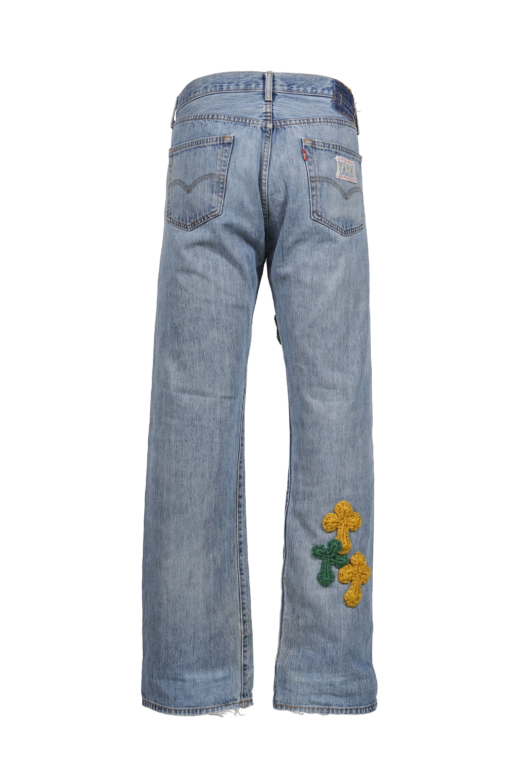 y.a.r.n デニム Y.A.R.N.(ヤーン) デニムパンツ「 Y.A.R.N. DENIM JACKET / MULTI