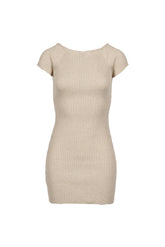 HALF REGLAN KNIT DRESS / BEG