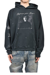 VESTIAIRE POUR DAMES HOODIE / FADED BLK