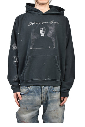VESTIAIRE POUR DAMES HOODIE / FADED BLK