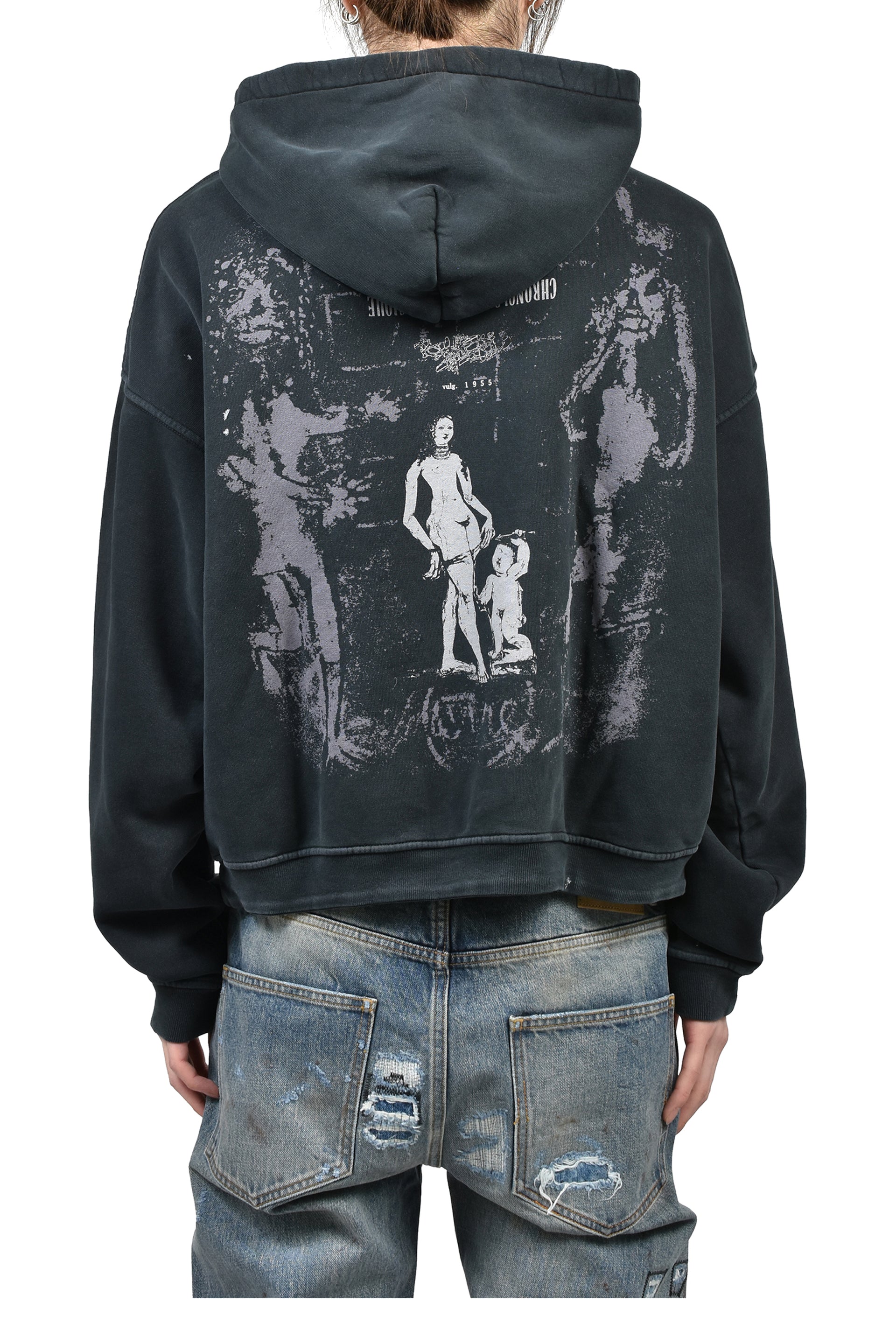VESTIAIRE POUR DAMES HOODIE / FADED BLK