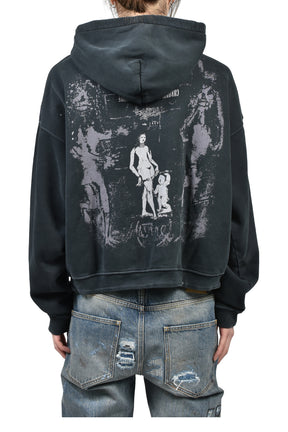 VESTIAIRE POUR DAMES HOODIE / FADED BLK