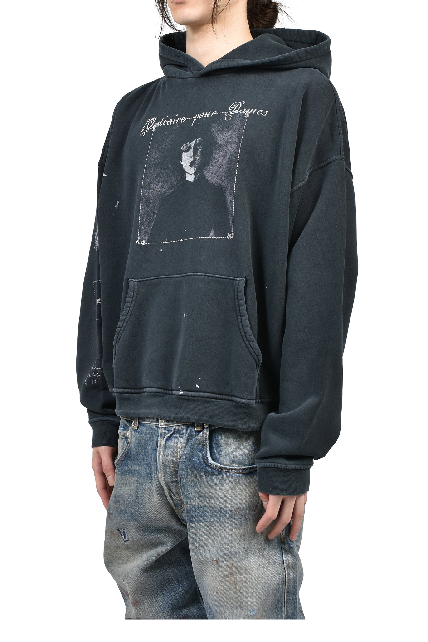 VESTIAIRE POUR DAMES HOODIE / FADED BLK