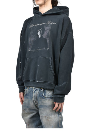 VESTIAIRE POUR DAMES HOODIE / FADED BLK