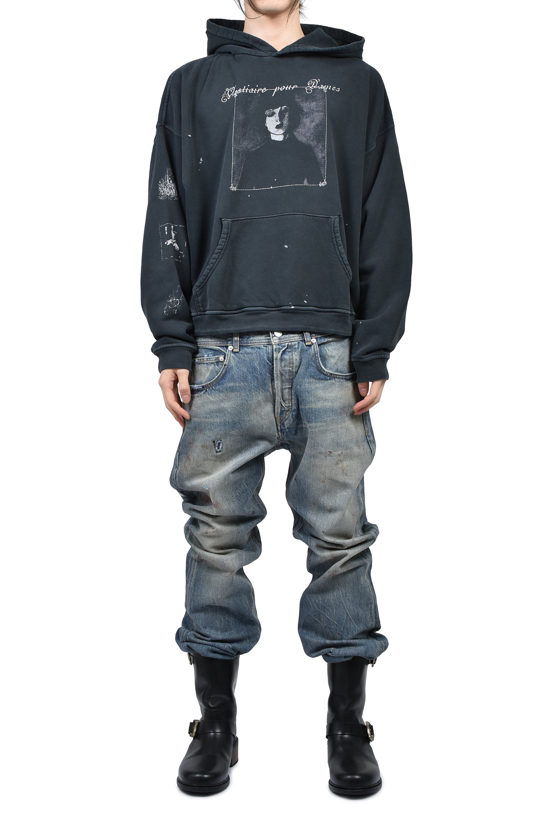 VESTIAIRE POUR DAMES HOODIE / FADED BLK