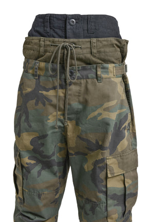 3 LAYERD CARGO PANTS / CAMO