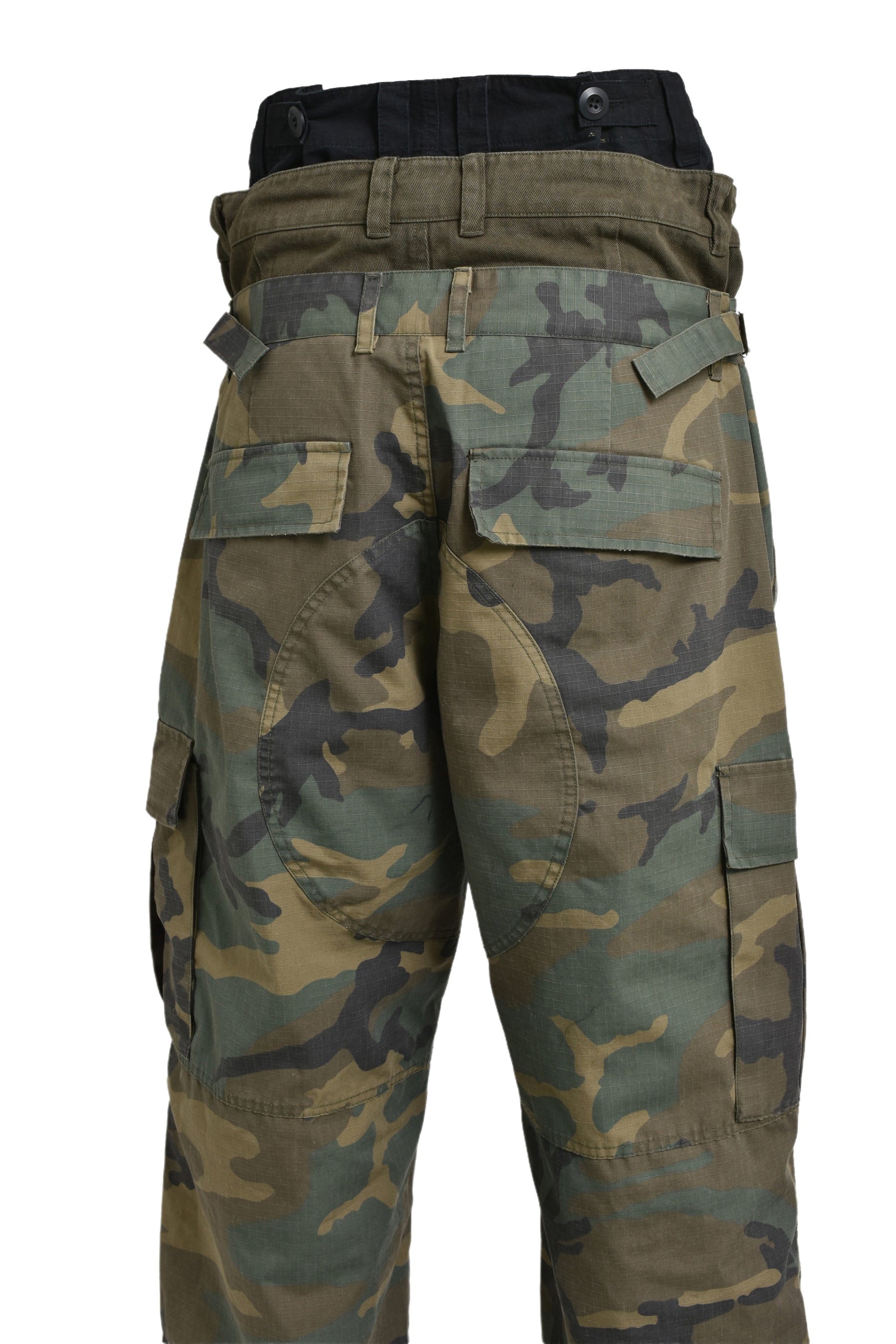 3 LAYERD CARGO PANTS / CAMO