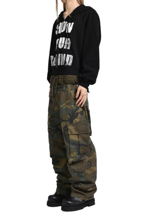 3 LAYERD CARGO PANTS / CAMO