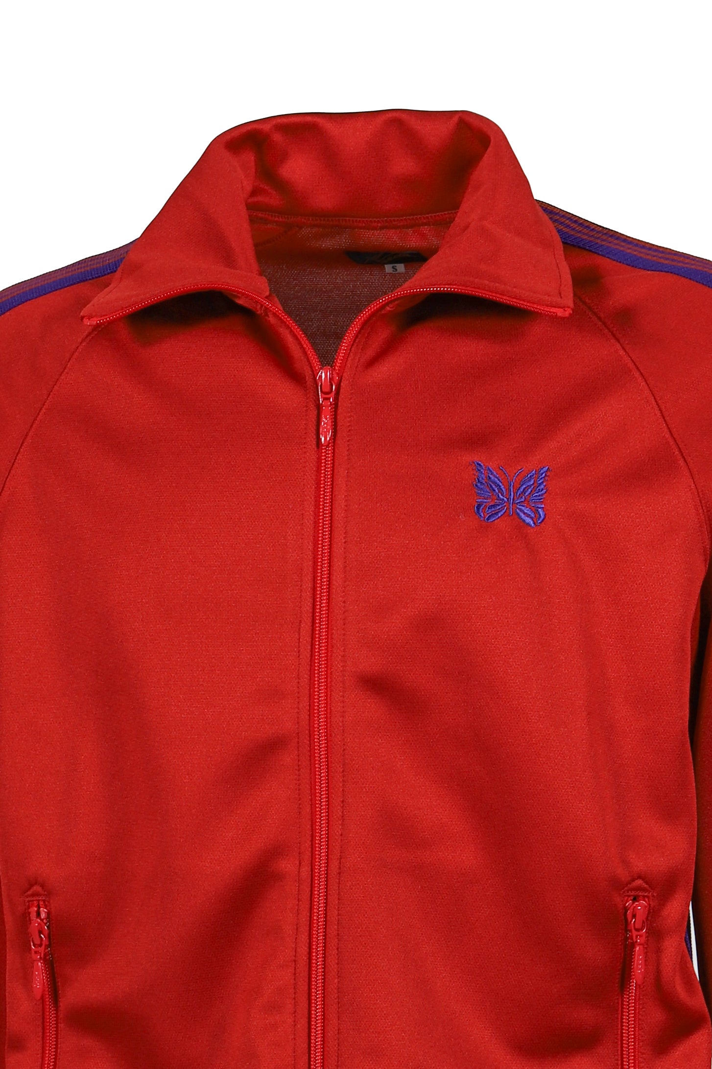 TRACK JACKET - POLY SMOOTH / RED