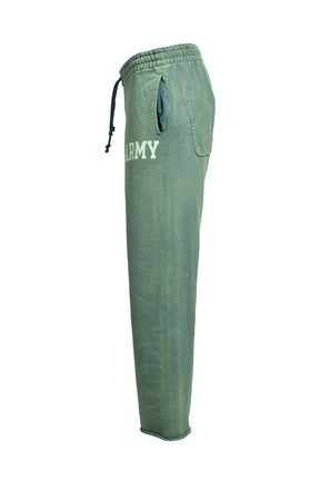ARMY SWEAT PANTS AGED / AGED GRN
