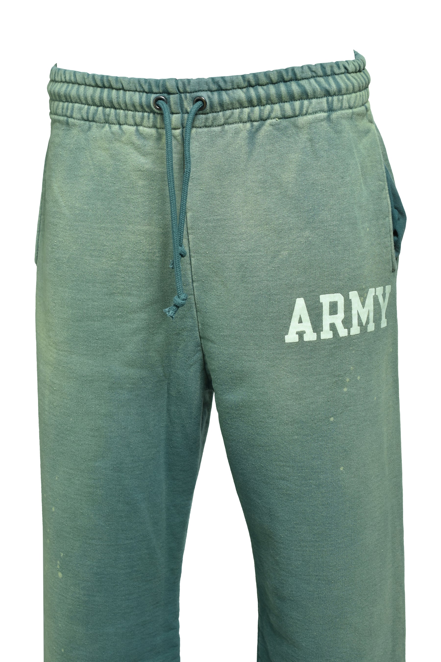 ARMY SWEAT PANTS AGED / AGED GRN
