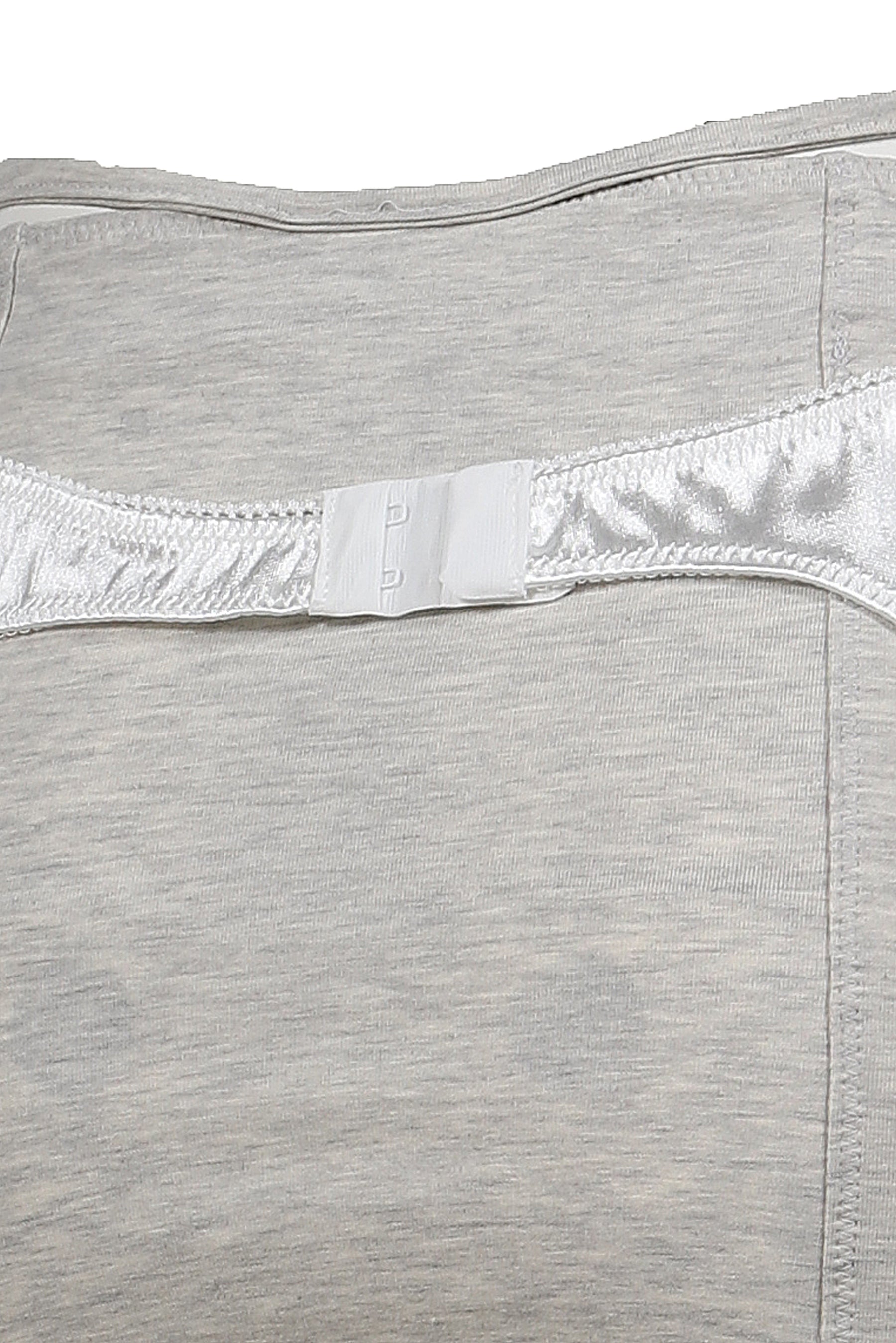 LAYERED UNDERWEAR MINI SKIRT / GRY