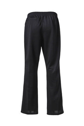 BOOT-CUT TRACK PANT - POLY SMOOTH / BLK