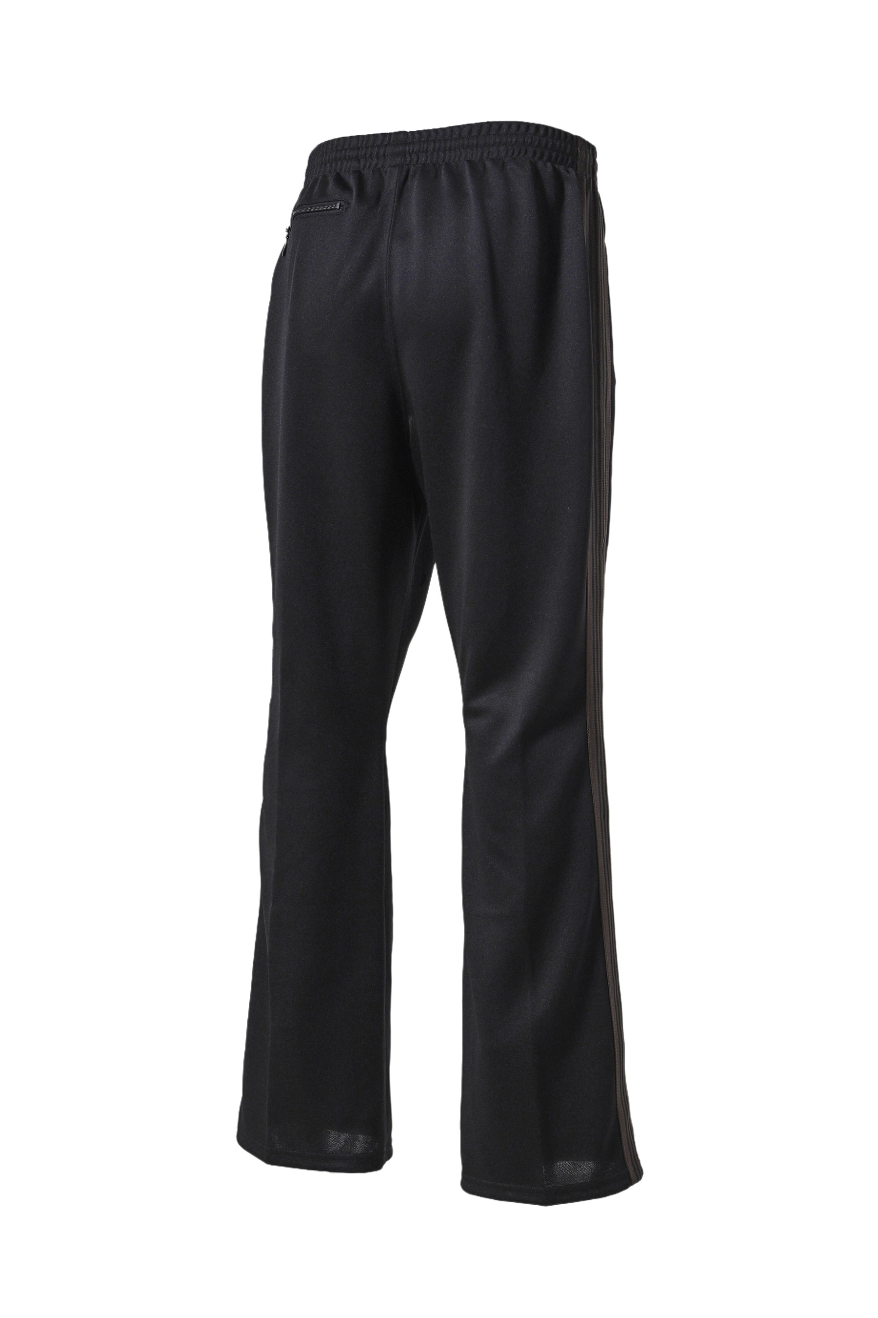 BOOT-CUT TRACK PANT - POLY SMOOTH / BLK