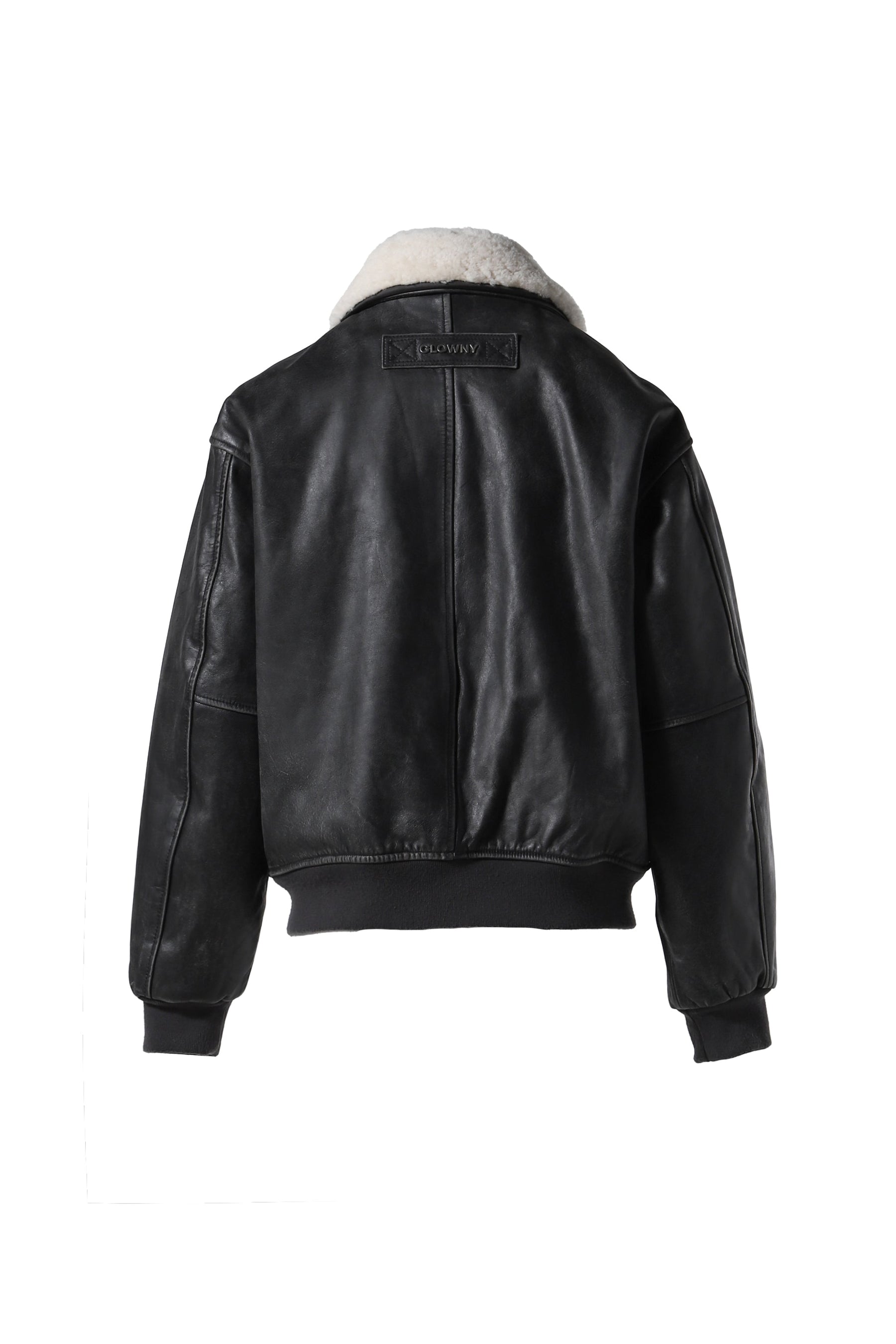 AIR FORCE LEATHER JACKET / BLK