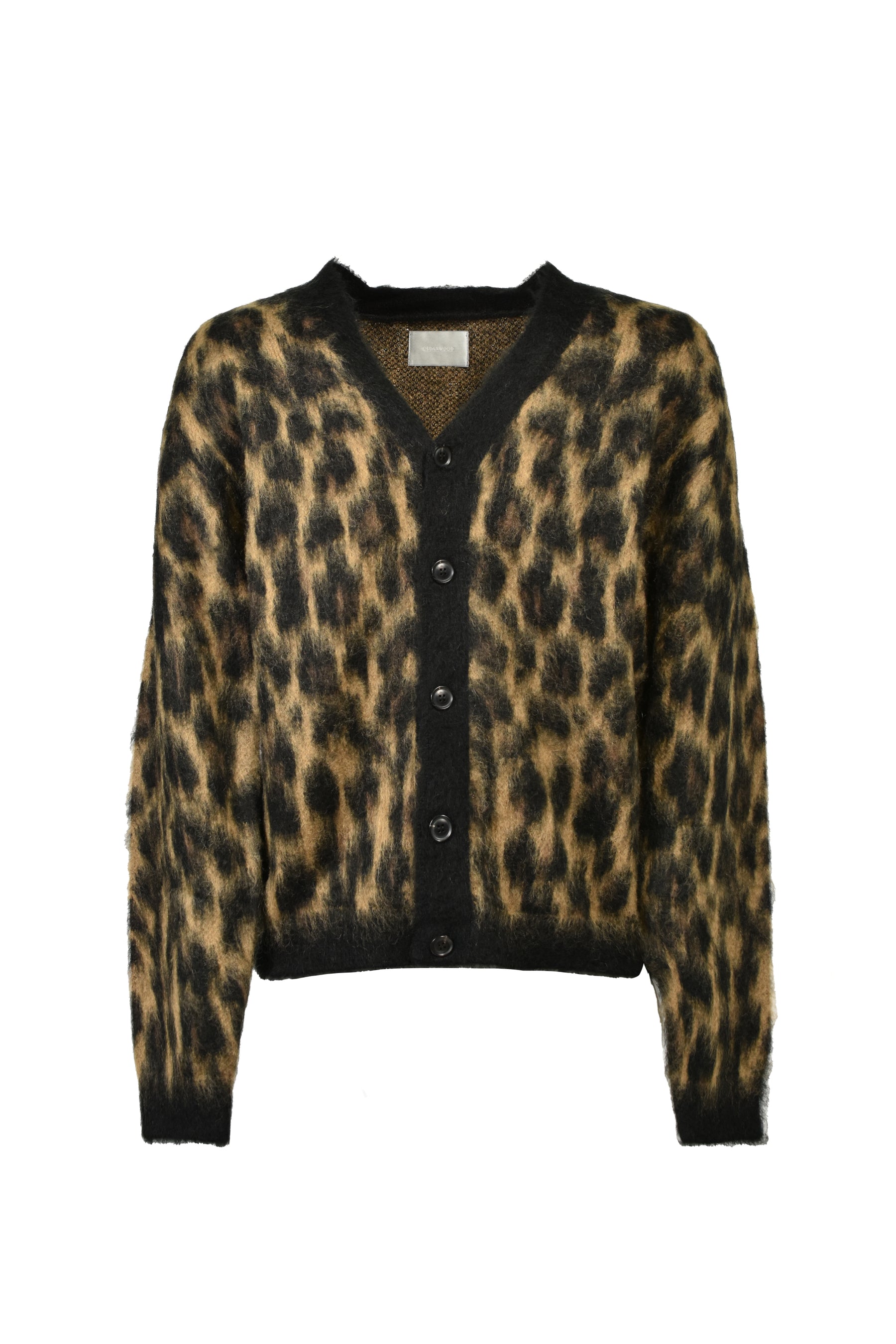 FUZZY LEO CARDIGAN / LEOPARD