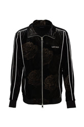 ROSE VELVET TRACK JACKET (20TH EXCLUSIVE) / BLK