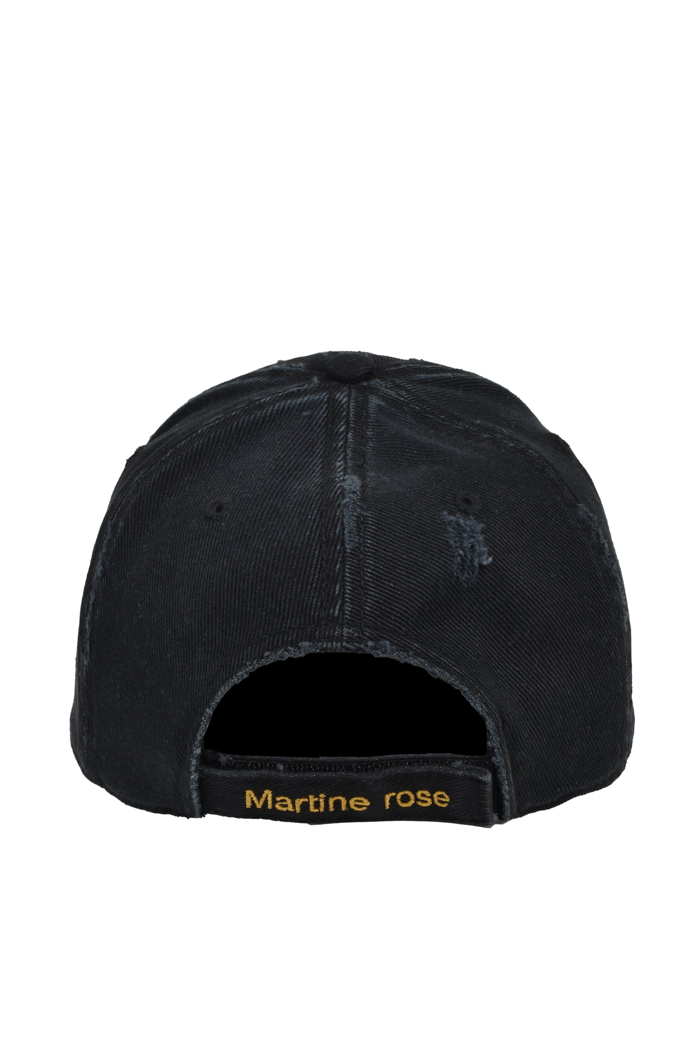 MARTINE ROSE 컷 피크 캡