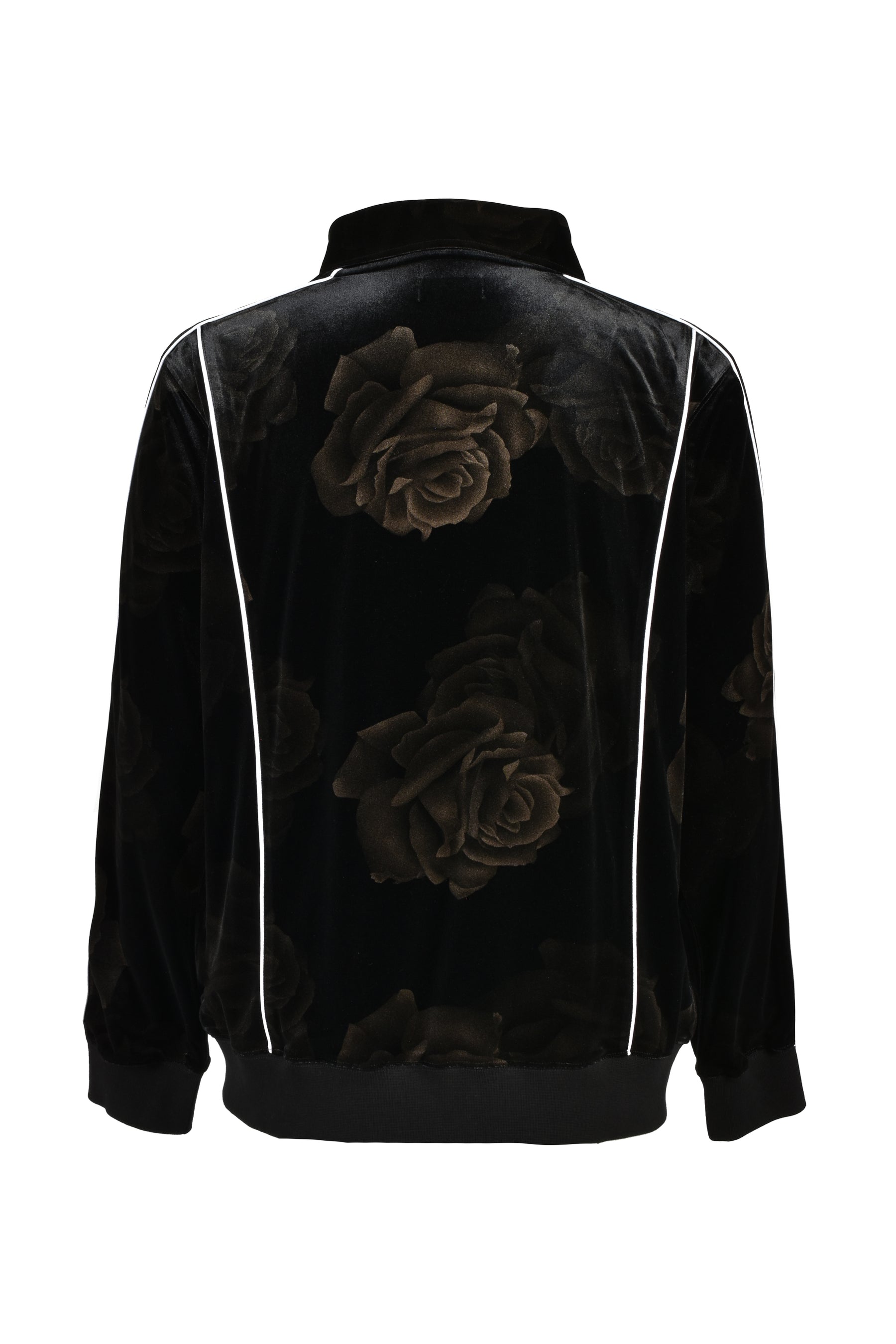 ROSE VELVET TRACK JACKET (20TH EXCLUSIVE) / BLK