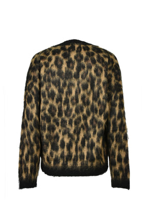 FUZZY LEO CARDIGAN / LEOPARD