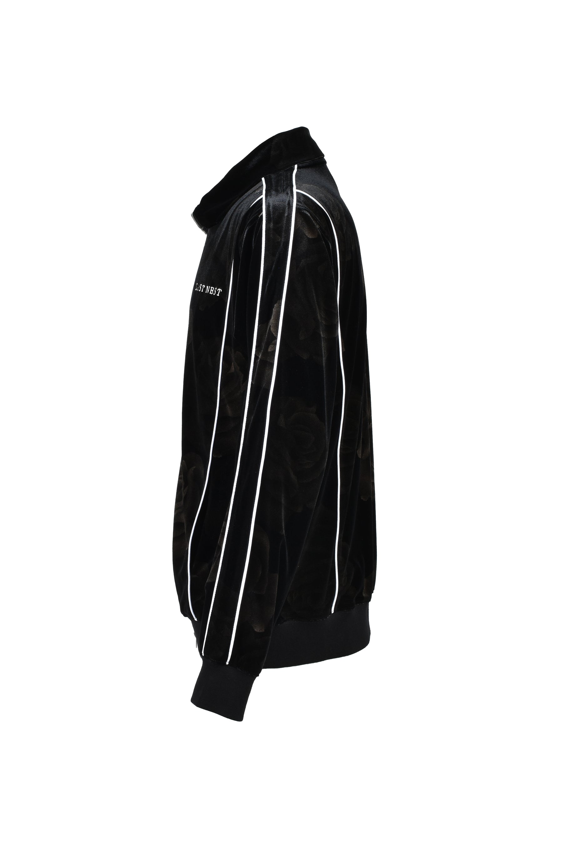 ROSE VELVET TRACK JACKET (20TH EXCLUSIVE) / BLK