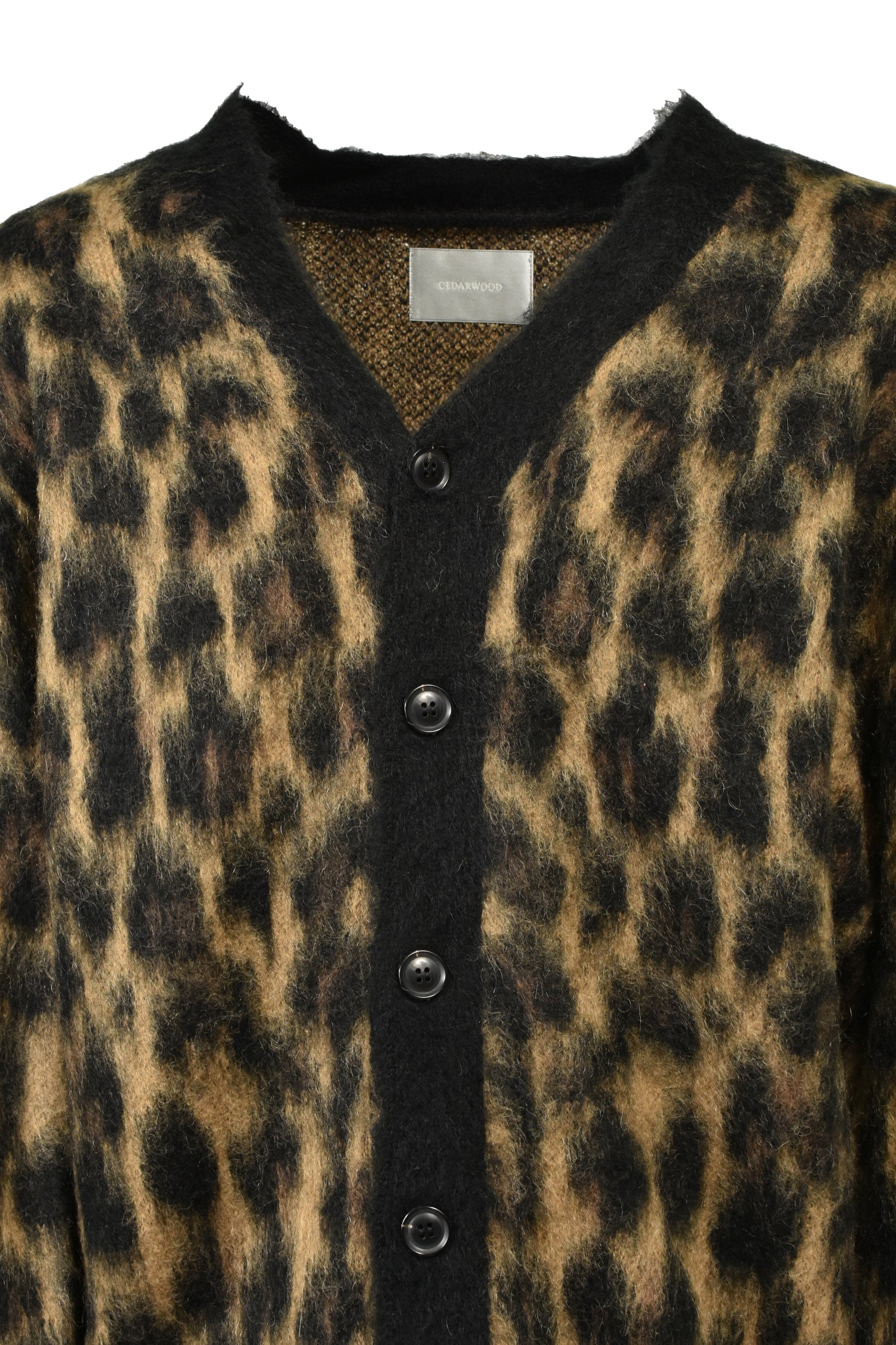 FUZZY LEO CARDIGAN / LEOPARD