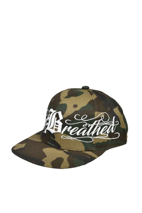 × STUDIO33 6 PANEL SNAPBACK CAP / CAMO