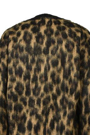 FUZZY LEO CARDIGAN / LEOPARD