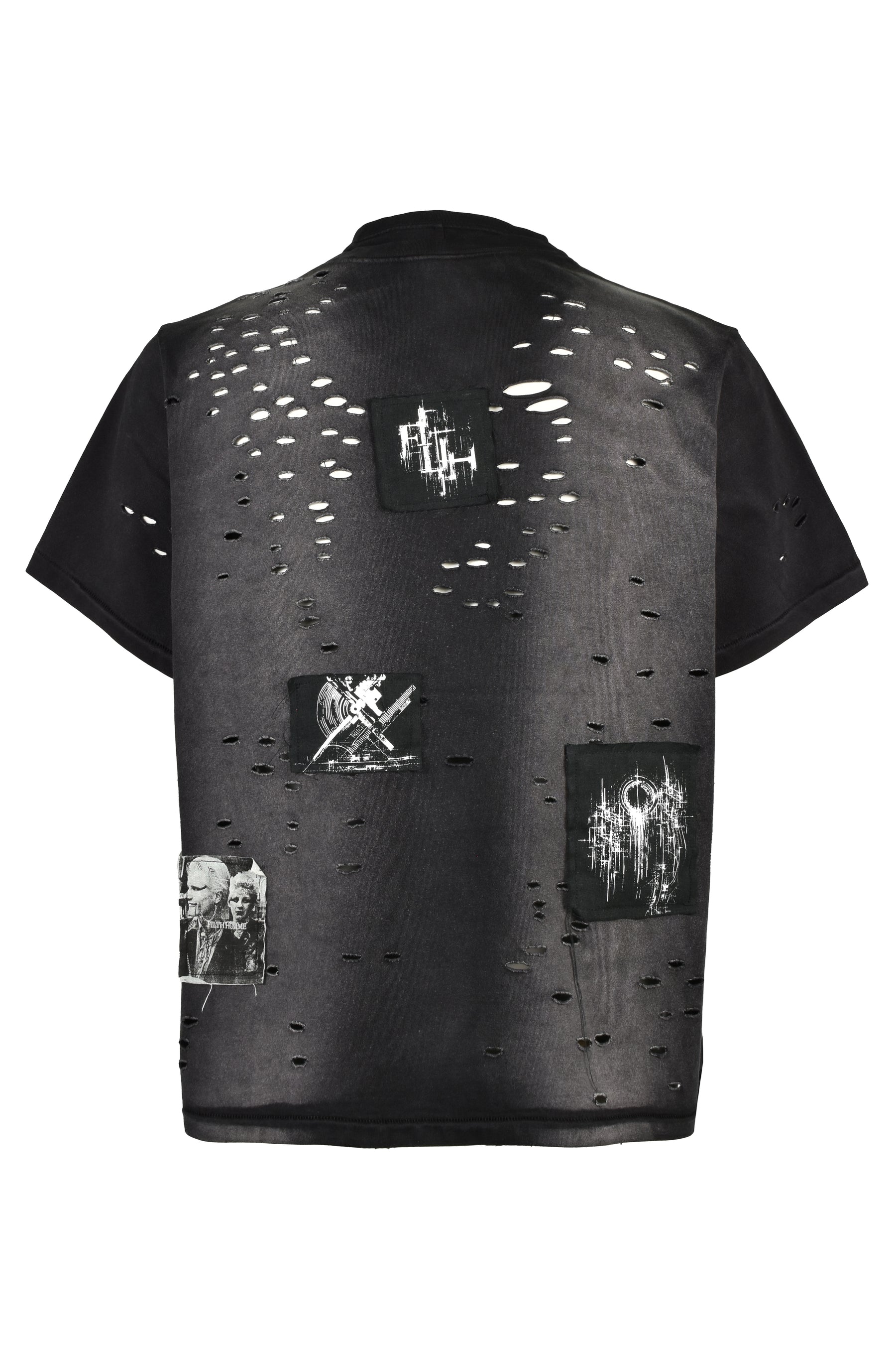 PATCHED DESTROY T-SHIRT / BLK