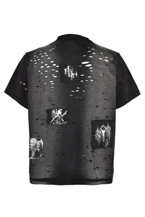 PATCHED DESTROY T-SHIRT / BLK