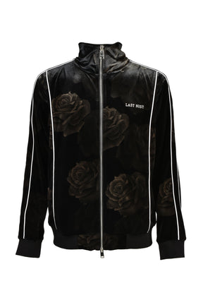 ROSE VELVET TRACK JACKET (20TH EXCLUSIVE) / BLK
