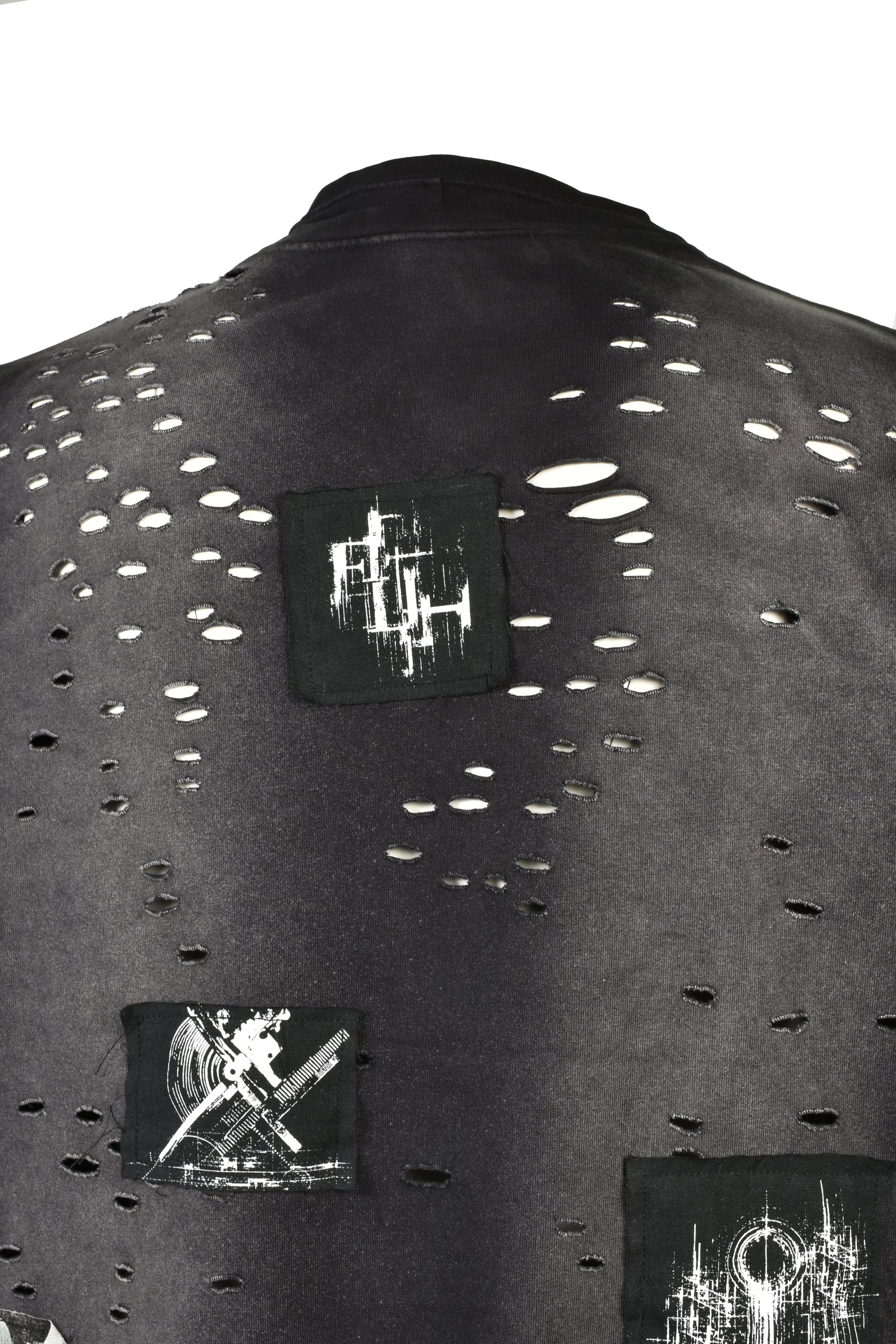 PATCHED DESTROY T-SHIRT / BLK